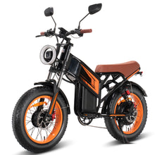 Load image into Gallery viewer, Hot Sale 20 Inch Fat Tire Electric Dirt Bike for Adults 750W Motor 48V 15.6Ah Off Road E-Bike From China Manufacturer
